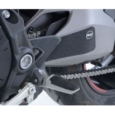 R&G Racing Boot Guard 4-Piece (2 on LHS - heel plate & swingarm. 2 on RHS - heel plate & exhaust shield) for Ducati Monster 1200S '17-'22